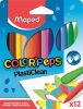 Zsírkréta, MAPED "Color'Peps" PlastiClean, 12 különböző szín