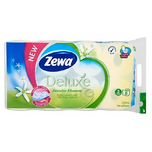 Toalettpapír Zewa Deluxe 3 rétegű 8 tekercses