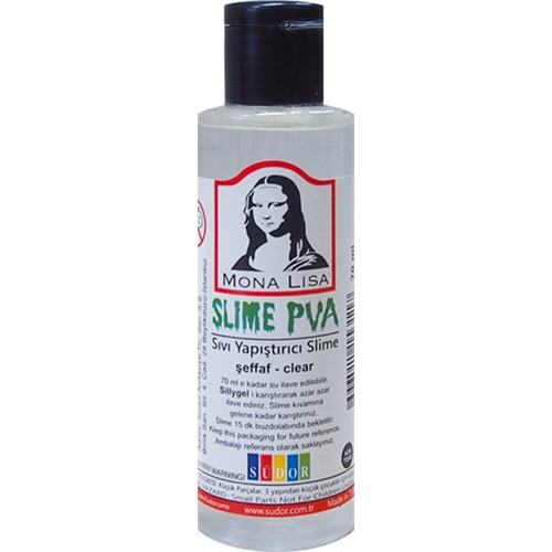 Kreatív ragasztó Mona Lisa Slime 70 ml, átlátszó