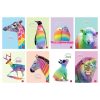 Füzet Pigna Animal Rainbow A/4 tűzött 38 lapos kockás