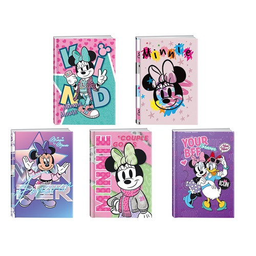 Beíró Bestbuy Maxima Disney girl A/5 80 lapos kemény fedeles kockás