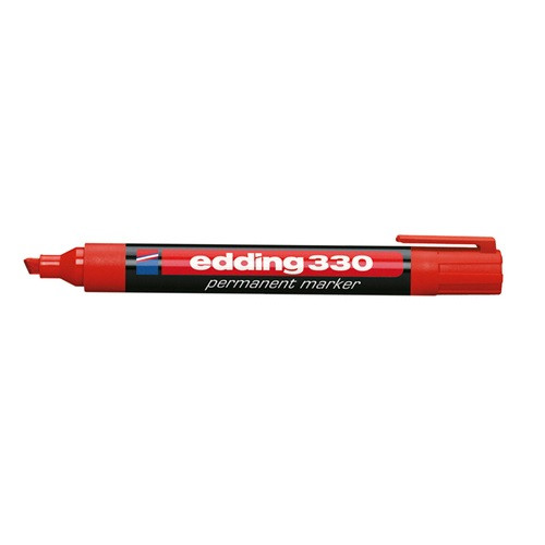 Marker Edding 330 permanent piros