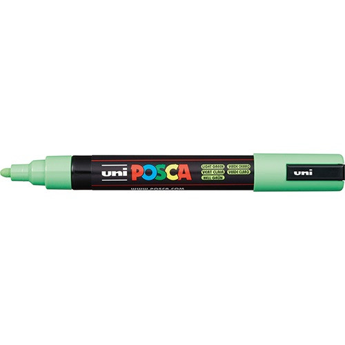 Marker Uni dekor Posca PC-5M Világoszöld 1,8-2,2 mm