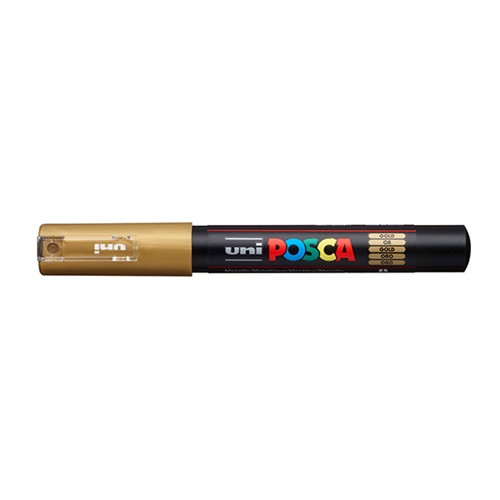 Marker Uni dekor Posca PC-1M Arany 0,7 mm