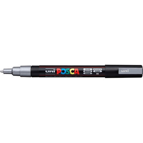 Marker Uni dekor Posca PC-3M Ezüst 0,9-1,3 mm