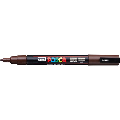 Marker Uni dekor Posca PC-3M Sötét barna 0,9-1,3 mm