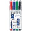 Táblamarker Staedtler Lumocolor Compact kerek 4 db-os klt. (piros, kék, zöld, fekete)