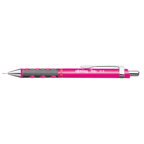 Nyomós irón Rotring Tikky III. 0,5 mm neon pink