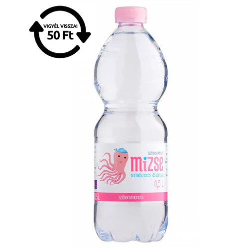 Ásványvíz Mizse szénsavmentes 0.5l DRS