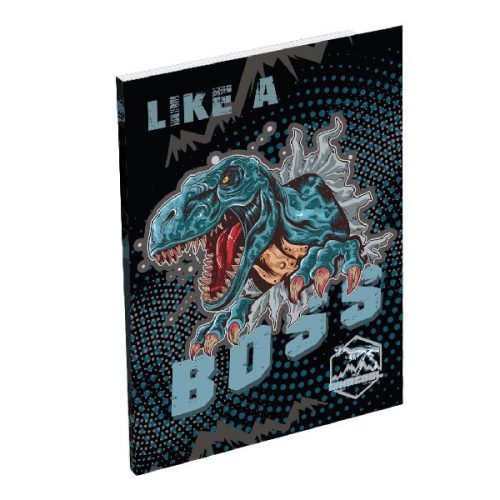 Notesz LIZZY CARD A/7 papírfedeles DINO Cool Boss