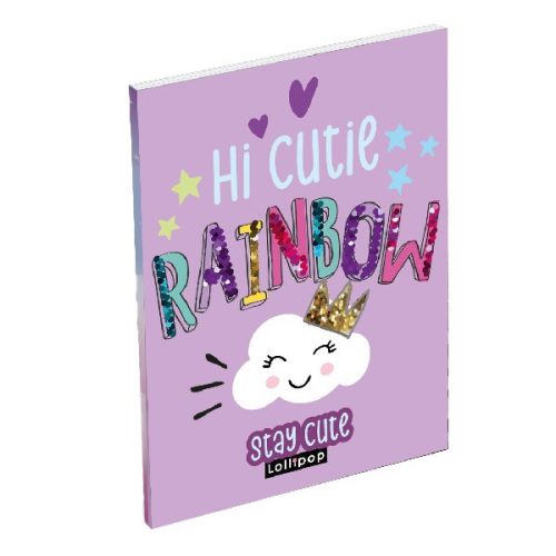 Notesz LIZZY CARD A/7 papírfedeles Stay Cute