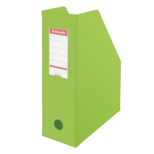 Irattartó papucs ESSELTE 100 mm karton összehajtható zöld