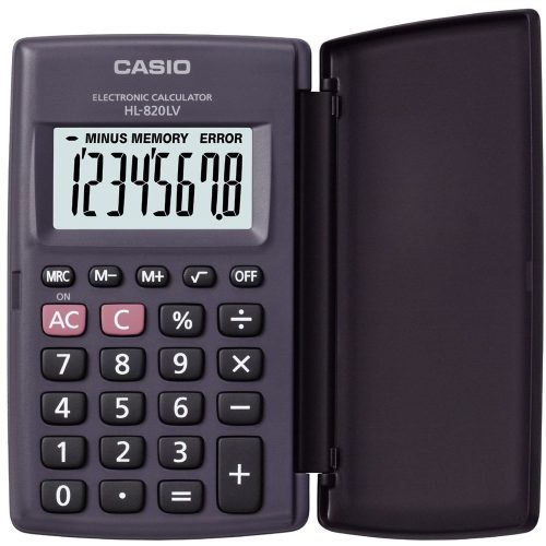 Számológép zseb CASIO HL-820LV 8 digit