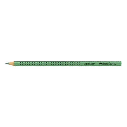 Színes ceruza FABER-CASTELL Grip 2001 háromszögletű metál zöld