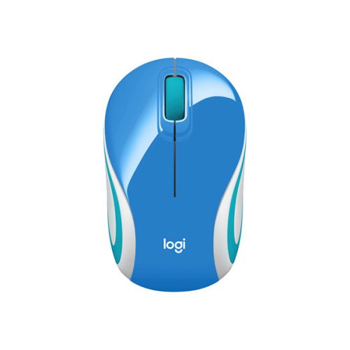 Egér vezeték nélküli LOGITECH M187 2,4 Ghz 1000 DPI kék