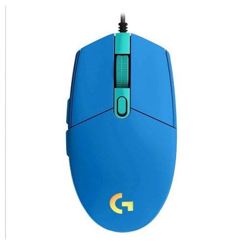 Egér vezetékes LOGITECH G203 LightSync USB 6 gombos 8000 DPI kék