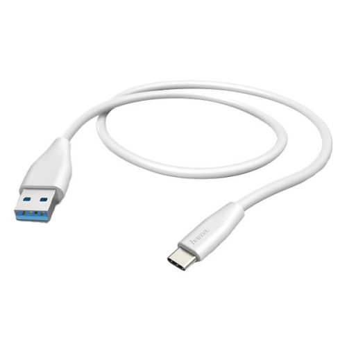 Adatkábel HAMA USB-C/USB-A 1,5m fehér