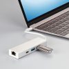 Elosztó HUB HAMA USB Type-C + 2xUSB 3.1/LAN/USB Type-C