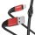 Adatkábel HAMA Extreme USB 2.0/Lightning 1,5m fekete-piros