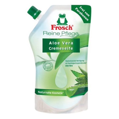 Folyékony szappan utántöltő FROSCH aloe vera környezetbarát 500ml