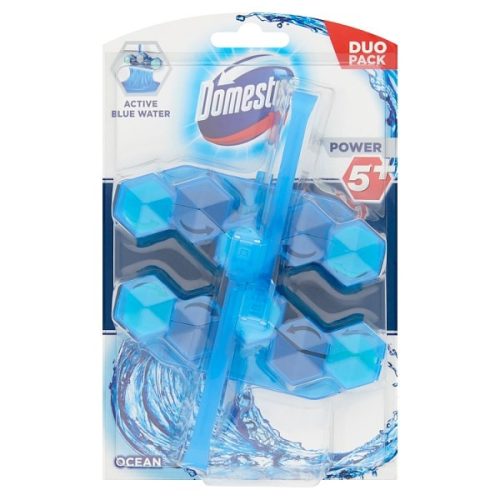 Toalett öblítő DOMESTOS Power5+ Blue Water Ocean Duo Pack 2x53 g