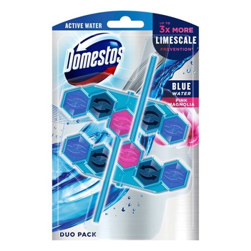 Toalett öblítő DOMESTOS Power5 Pink Magnolia 2x53 g