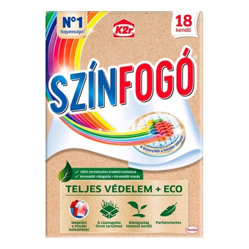 Színfogó kendő K2R Eco+ 40% fűvel 18 darab/csomag