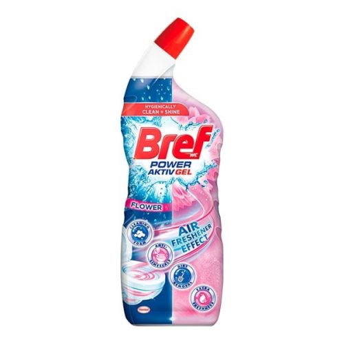 Toalett öblítő BREF Power Aktiv Gel Flower 700ml