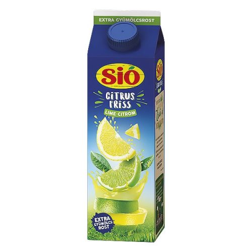 Gyümölcslé SIÓ Citrus Friss lime-citrom 12%-os 1L