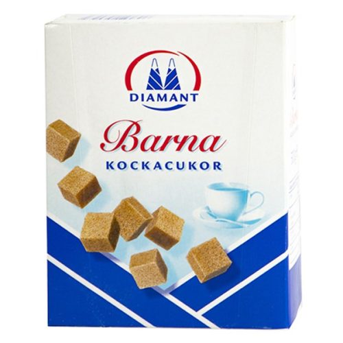 Kockacukor barna DIAMANT 0,5kg