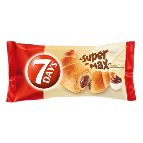 Croissant 7DAYS Super Max kakaós töltelékkel 110g