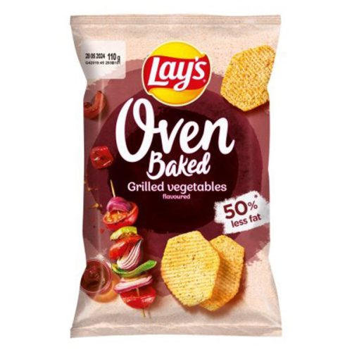 Burgonyachips LAY'S Oven Baked grillezett zöldséges 110g