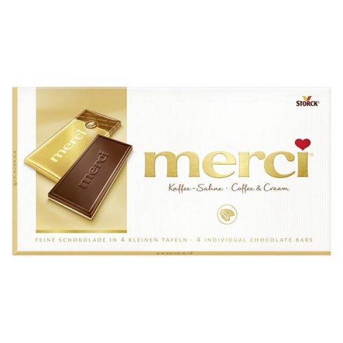 Csokoládé MERCI Kávés-Tejszínes 100g