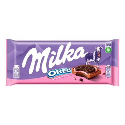 Csokoládé MILKA Oreo Epres 92g