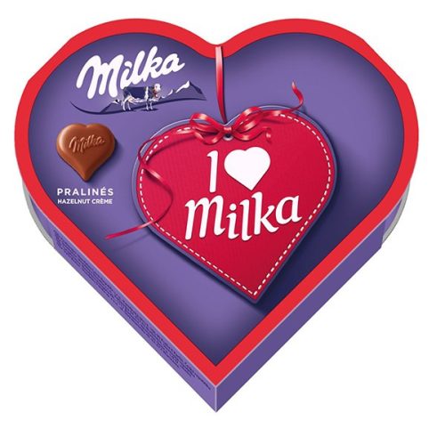 Csokoládé MILKA ILoveMilka mogyorókrémes 44g