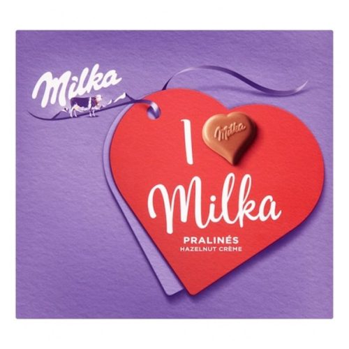 Csokoládé MILKA ILoveMilka mogyorókrémes 165g