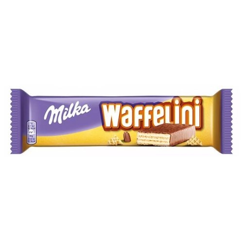 Töltött ostya MILKA Wafelini tejkrémes 31g