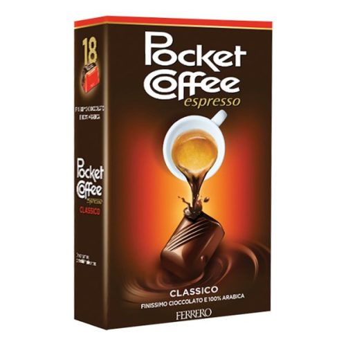 Csokoládé POCKET COFFEE 18 darabos 225g