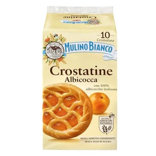 Keksz MULINO BIANCO crostatine rácsos barackos 400g