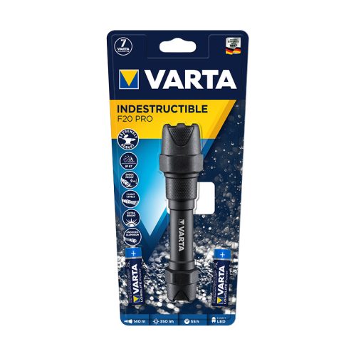 Elemlámpa VARTA Indestructible F20 Pro 2AA