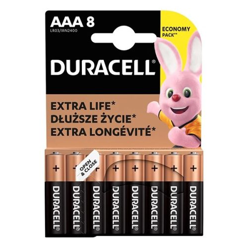 Elem mikro DURACELL Basic MN2400 AAA 8-as