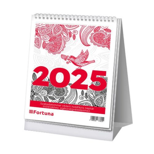 Asztali naptár FORTUNA BA21 holdfázissal 2025.