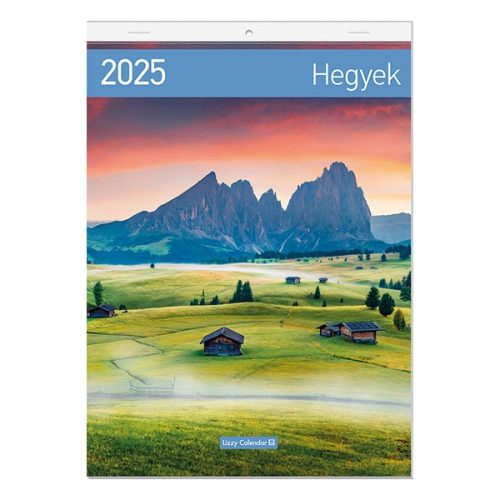 Falinaptár LIZZY CARD A/4 álló Hegyek 2025.