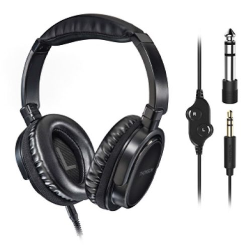 Headset vezetékes THOMSON HED4508 Over-Ear Hi-Fi jack fekete