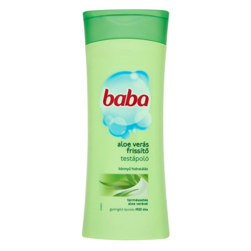 Testápoló BABA Frissítő Aloe Verás 400ml