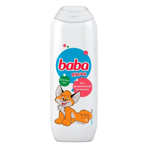 Tusfürdő gyerek BABA 2in1 Gyümölcs 250ml