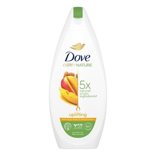 Krémtusfürdő DOVE Care by Nature Uplifting mangó vajjal és mandula kivonattal 225ml