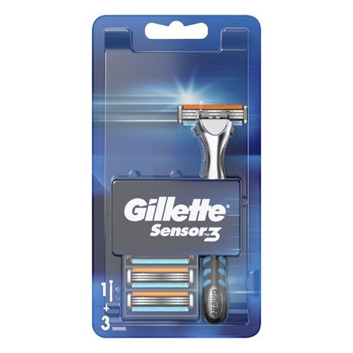 Borotva GILLETTE Sensor3 + 2 betét