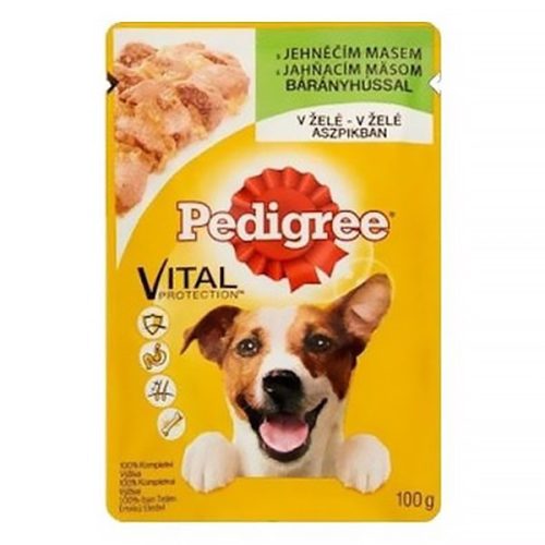 Állateledel alutasakos PEDIGREE kutyáknak bárány 100g