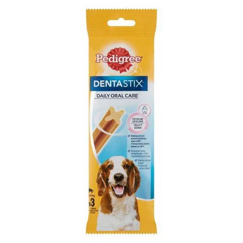 Állateledel jutalomfalat PEDIGREE Denta Stix Daily Oral Care közepes és nagytestű kutyáknak 3 darab/csomag